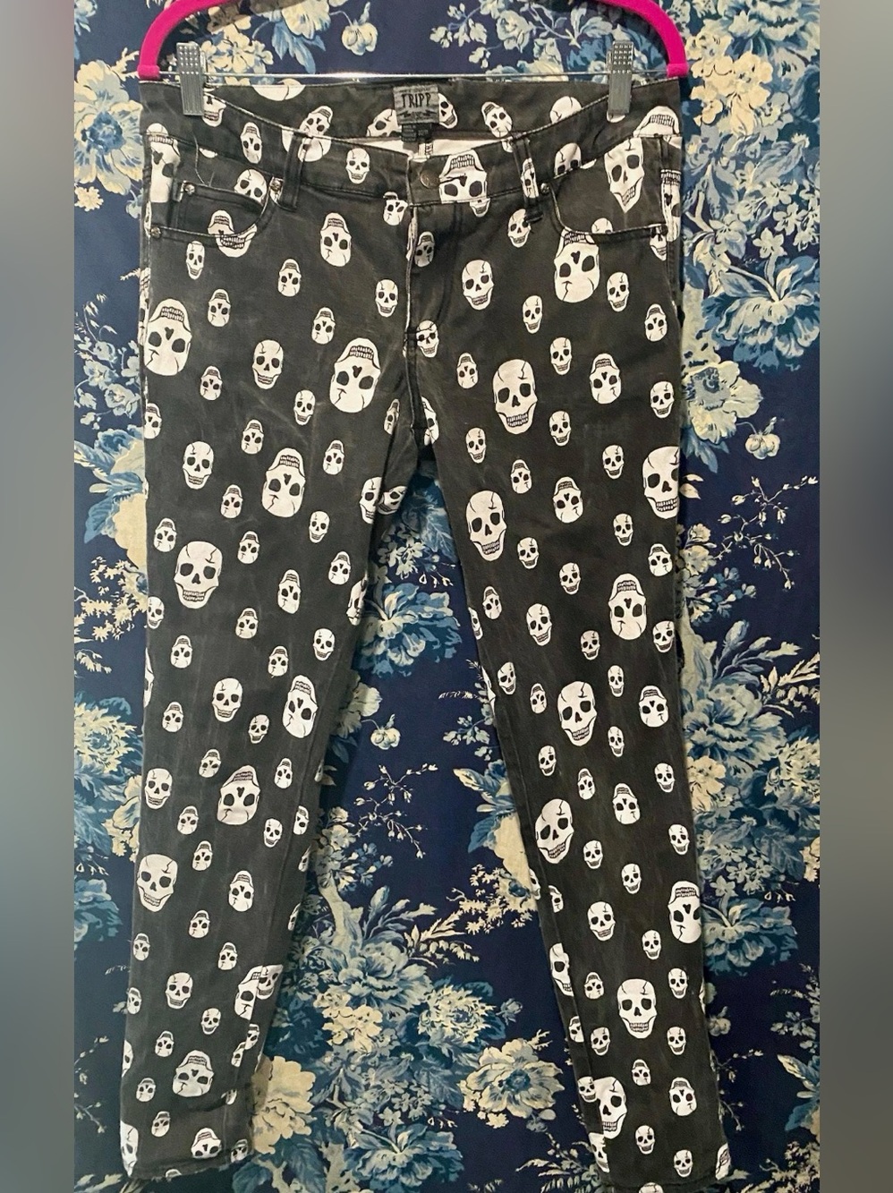 Rare Tripp NYC Daang Goodman Skull Jeans